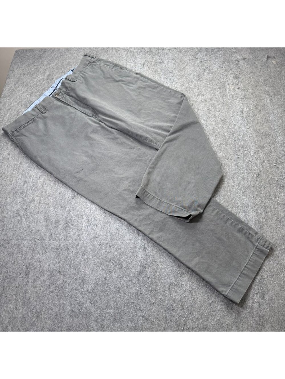 Polo Ralph Lauren Pants Men 42 x 30 Gray Stretch Classic Fit Flat Front 191